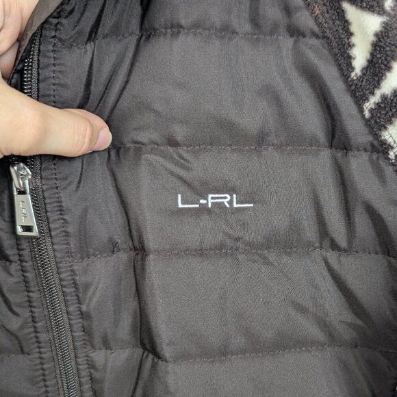 LRL | Brown Geometric Hybrid Jacket Size XL - Picture 3 of 9